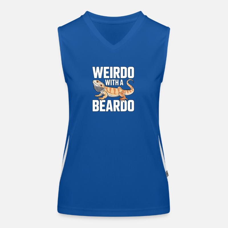 Weirdo with a Beardo Women's Functional Contrast Tank Top