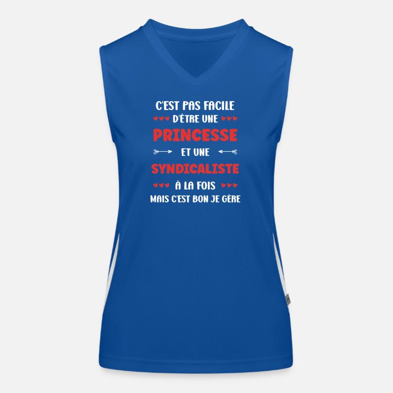Gewerkschaftler Funktionelles Kontrast-Tank Top für Frauen