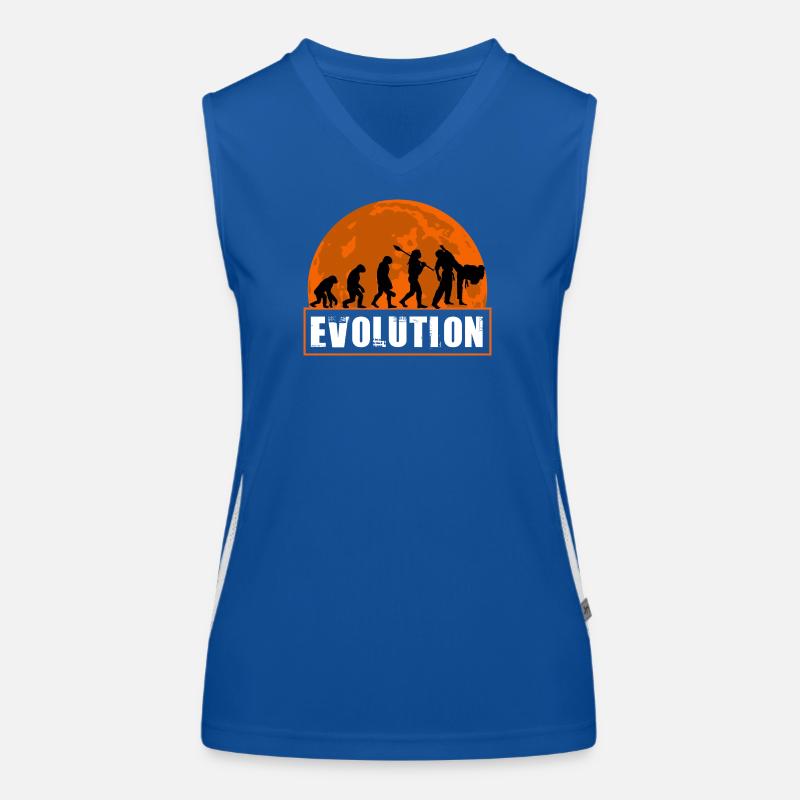 Judo Evolution Martial Arts Lover Judo Player Women's Functional Contrast Tank Top