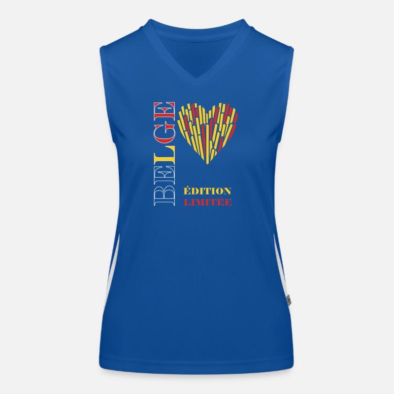 Coeur Frites Edition Limitée Débardeur respirant contrasté Femme