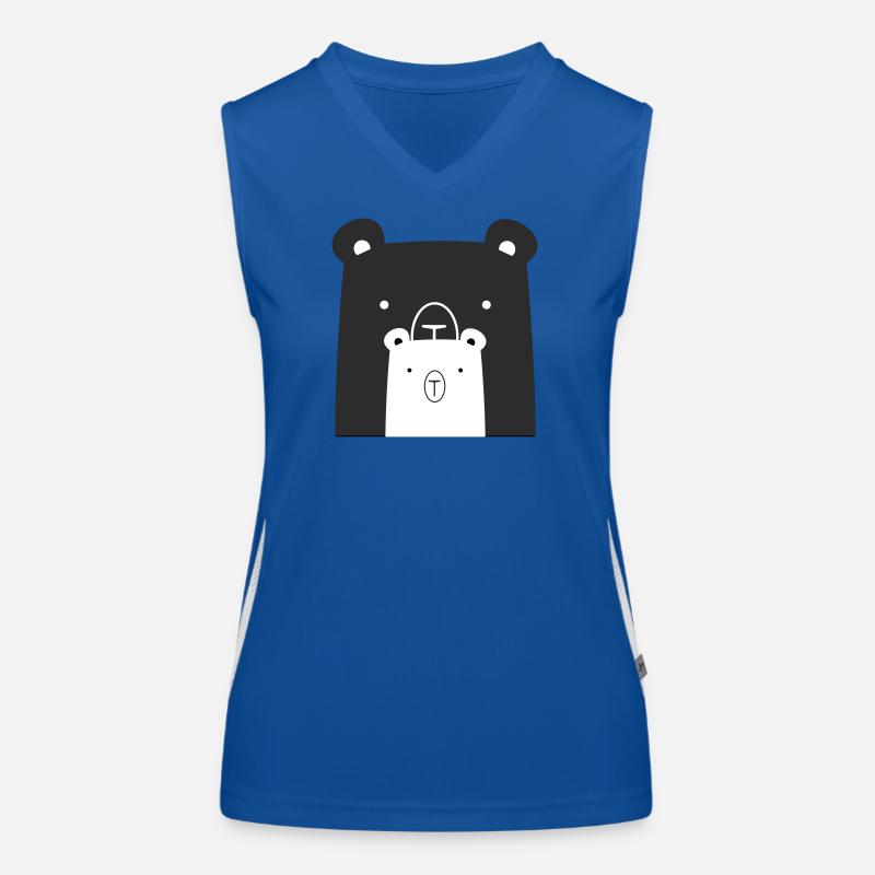 Bear Bear Polar Bear Brown Bear I Gift Idea Women's Functional Contrast Tank Top