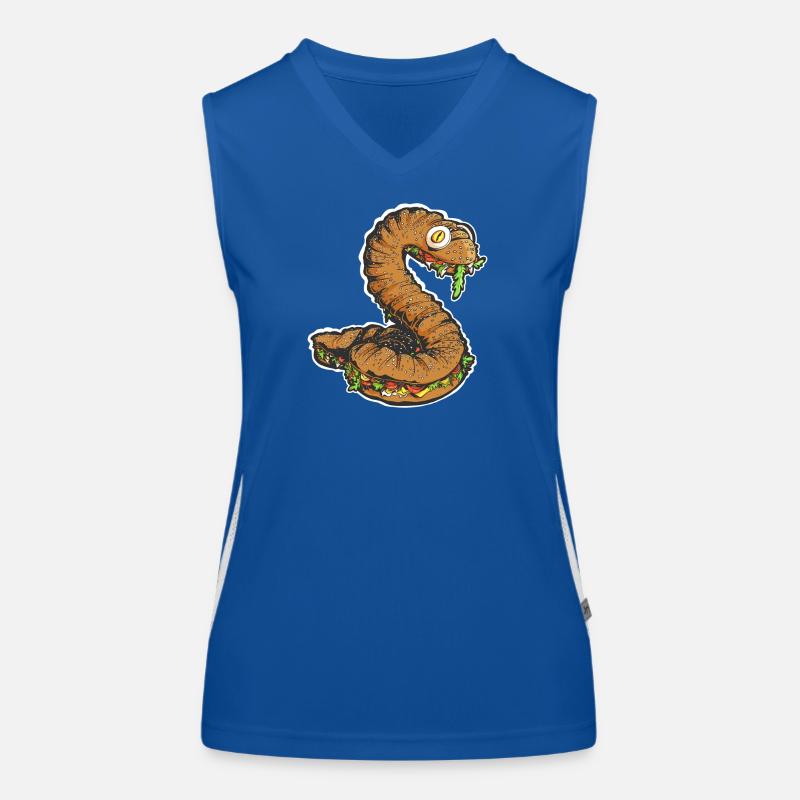Le Snacking Snake Débardeur respirant contrasté Femme