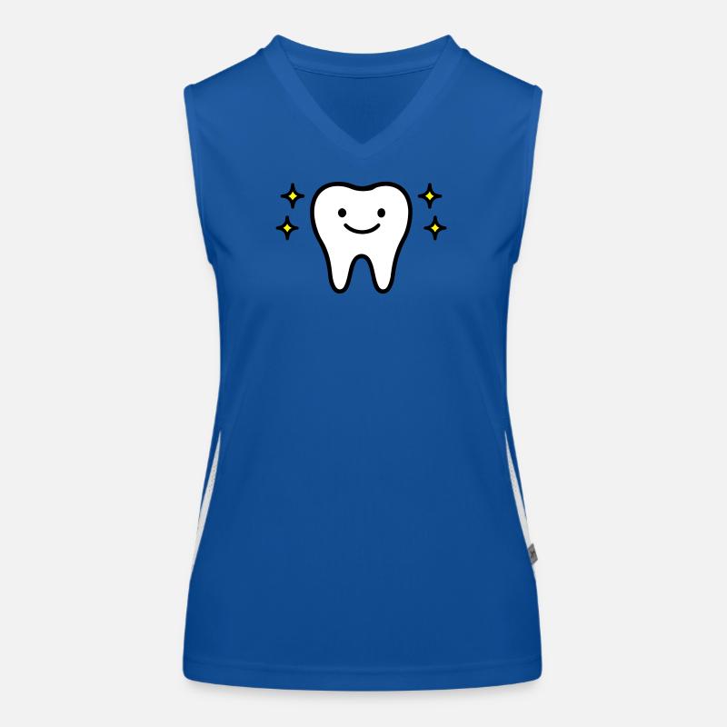 Tooth Cute Women's Functional Contrast Tank Top