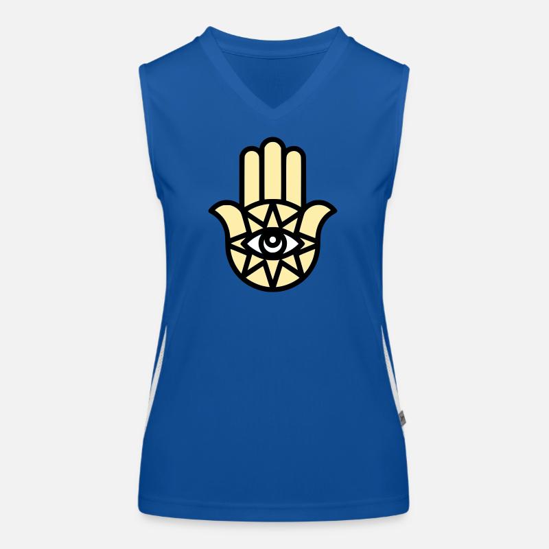 Hamsa Main de Fatima Débardeur respirant contrasté Femme