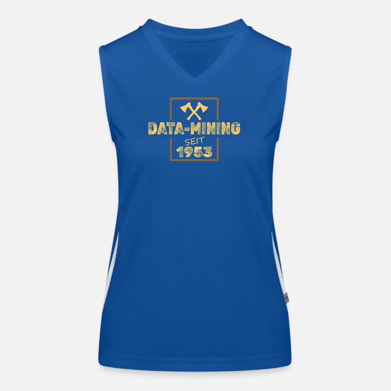 Data-Mining 1953 Funktionelles Kontrast-Tank Top für Frauen