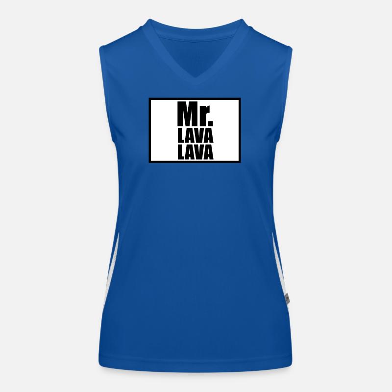 Mr Lava Lava Funktionelles Kontrast-Tank Top für Frauen