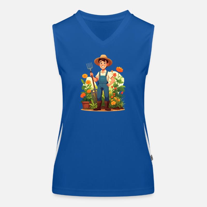 Gärtner Funktionelles Kontrast-Tank Top für Frauen