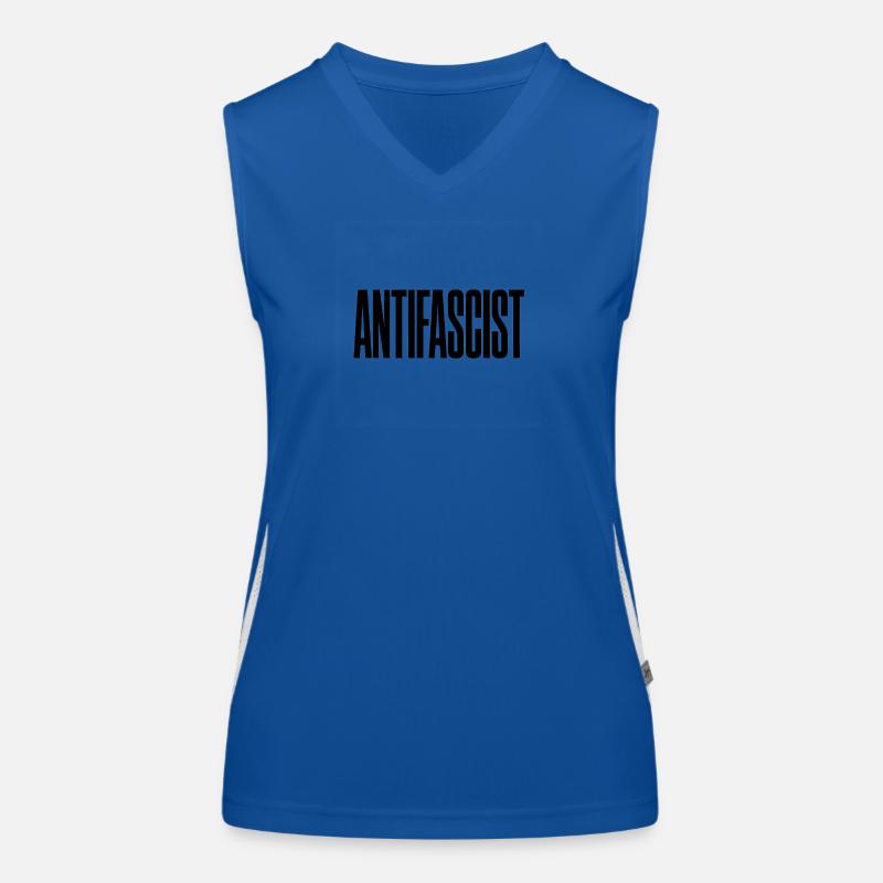 Antifasciste - Antifa Tee Débardeur respirant contrasté Femme
