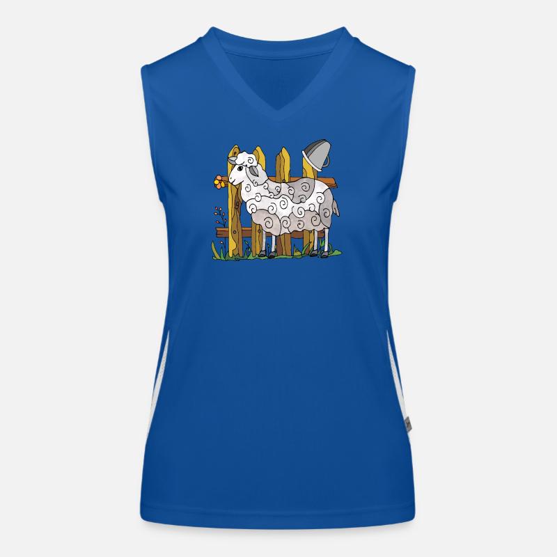 Sheep Women's Functional Contrast Tank Top