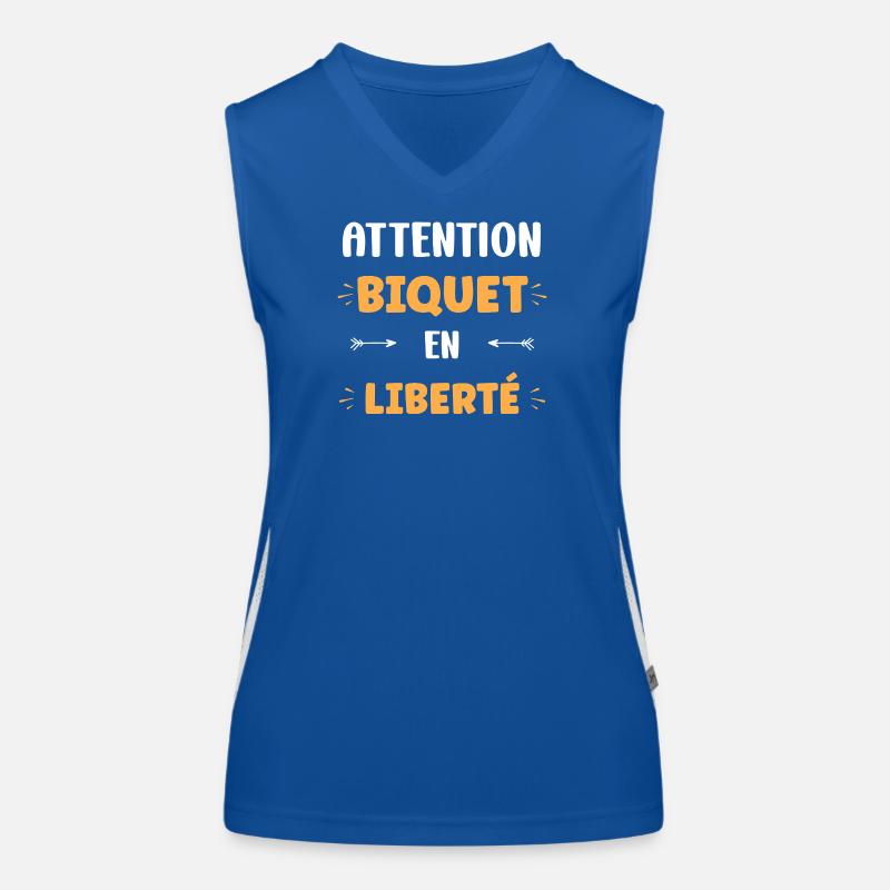 Attention Biquet en Liberté Débardeur respirant contrasté Femme
