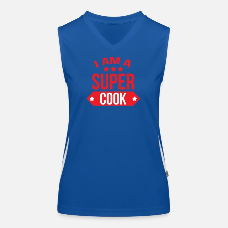 Je suis un super cuisinier Débardeur respirant contrasté Femme