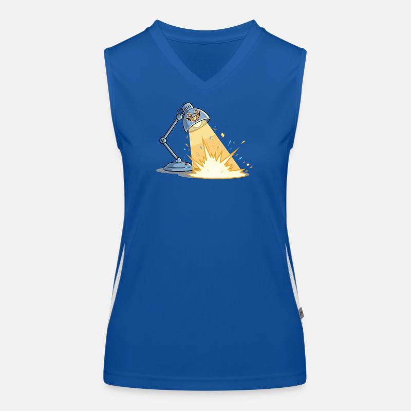 Mischievous Blast Lamp Women's Functional Contrast Tank Top