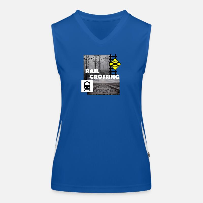 RAIL CROSSING Funktionelles Kontrast-Tank Top für Frauen