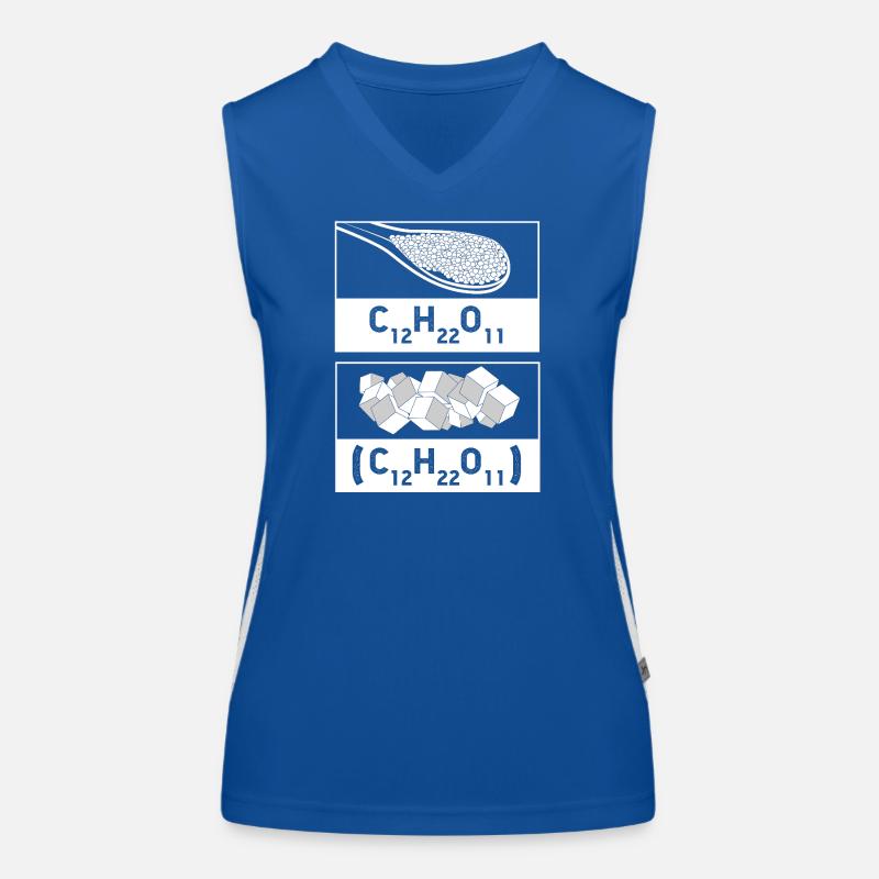 Chimie des formules structurales, science du laboratoire de physique Débardeur respirant contrasté Femme