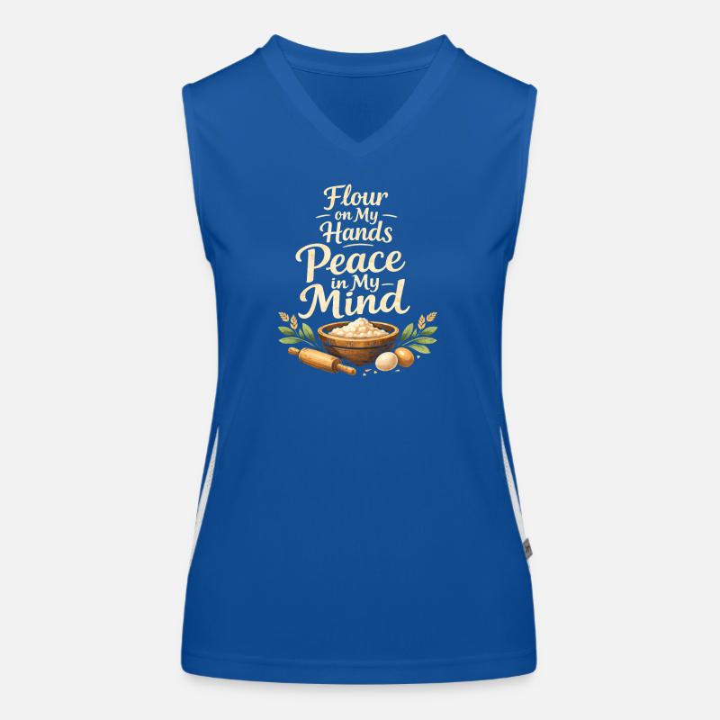 Flour on your hands | Baking, Rest, Kitchen Women's Functional Contrast Tank Top