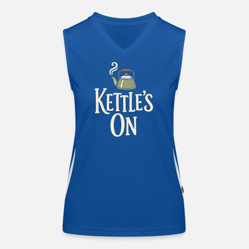 Kettle on | Tea time, hygge, break Women's Functional Contrast Tank Top