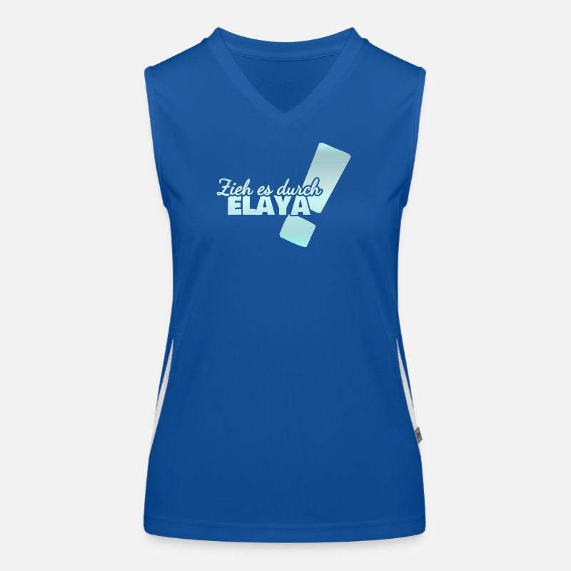 Durchhalten Elaya Funktionelles Kontrast-Tank Top für Frauen