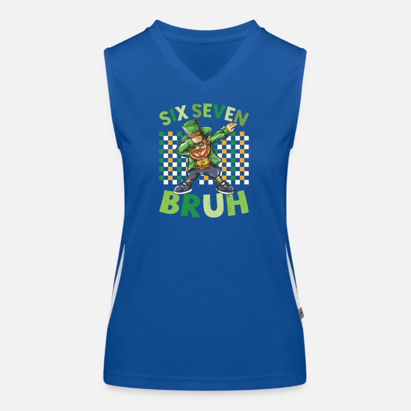 Kobold St. Patrick's Day Funktionelles Kontrast-Tank Top für Frauen