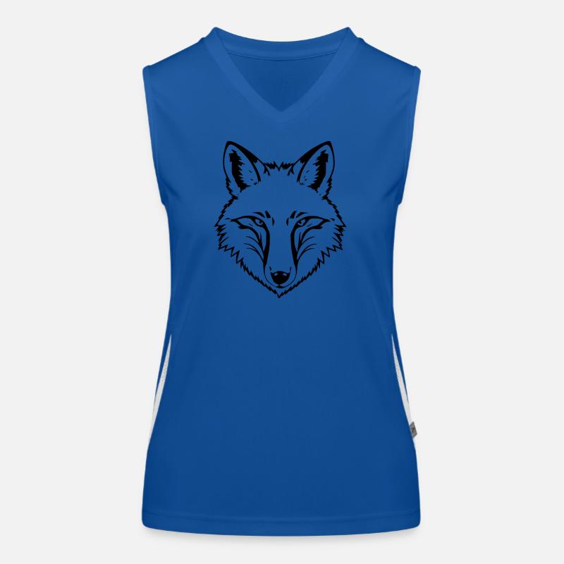 Fuchs Funktionelles Kontrast-Tank Top für Frauen