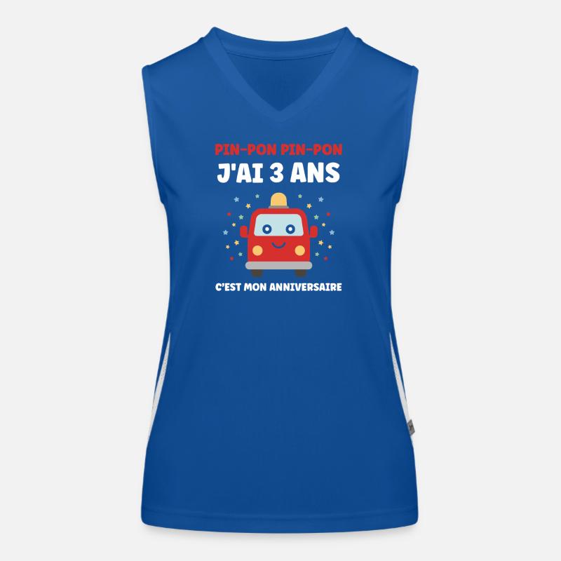 3 ans Débardeur respirant contrasté Femme