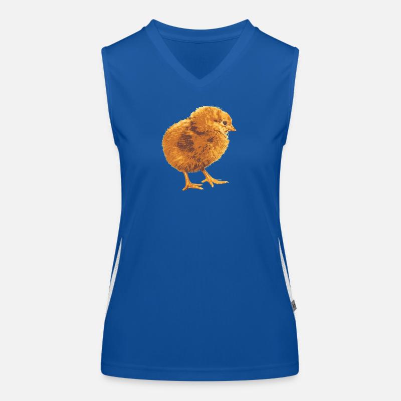Fans de poulets - - Coq - Poussins Débardeur respirant contrasté Femme