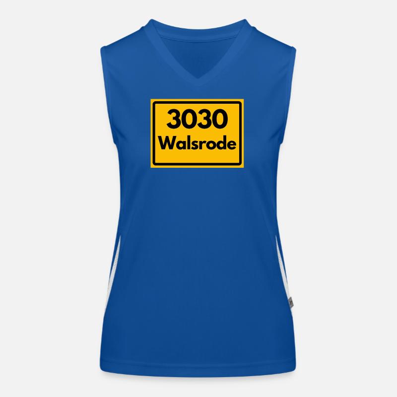 ALTE POSTLEITZAHL PLZ RETRO 3030 WALSRODE VOGELW. Funktionelles Kontrast-Tank Top für Frauen