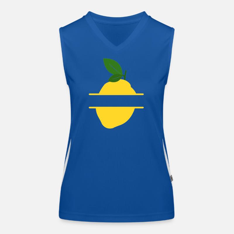 Lemon Split Frame Women's Functional Contrast Tank Top