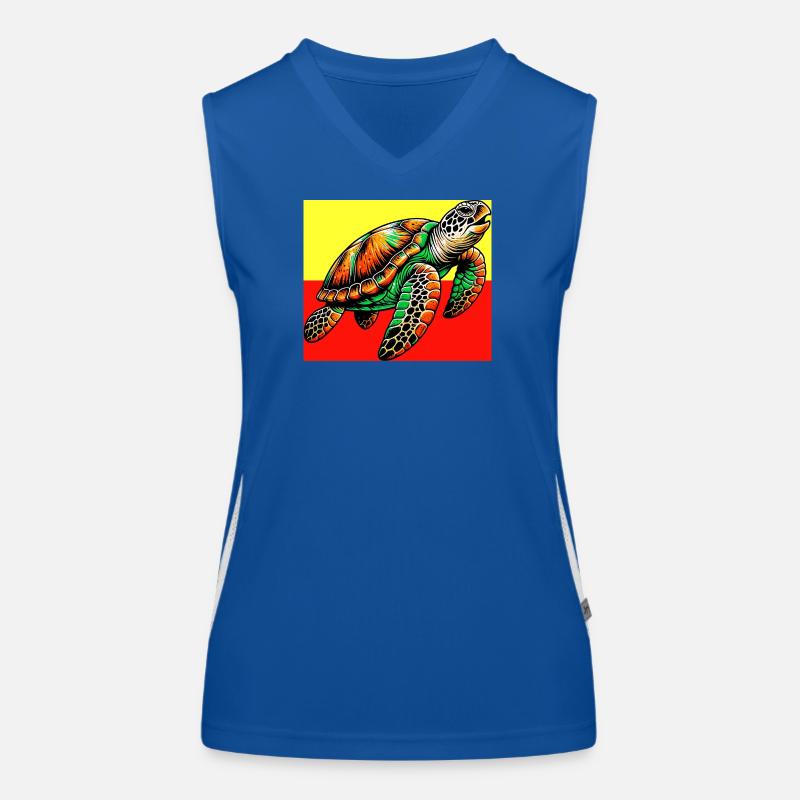 turtle Women's Functional Contrast Tank Top