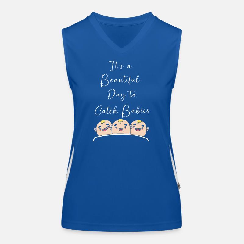 Hebamme Entbindung Funktionelles Kontrast-Tank Top für Frauen