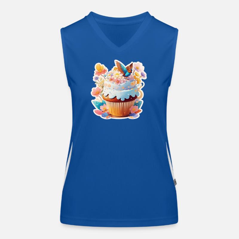 Cupcake Bird Women's Functional Contrast Tank Top