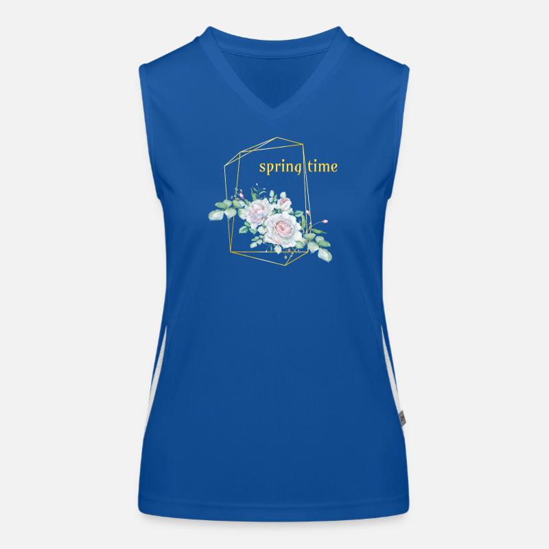 spring time Funktionelles Kontrast-Tank Top für Frauen