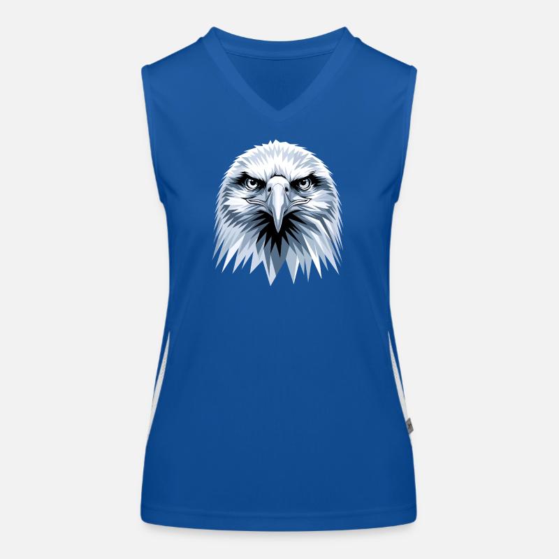 Aigle Pygargue à tête blanche Aigle royal Pygargue à queue blanche Débardeur respirant contrasté Femme