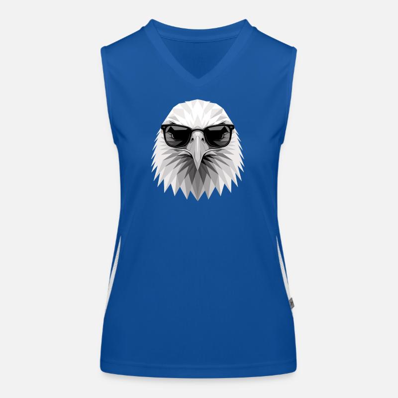 Aigle Pygargue à tête blanche Aigle royal Pygargue à queue blanche Débardeur respirant contrasté Femme