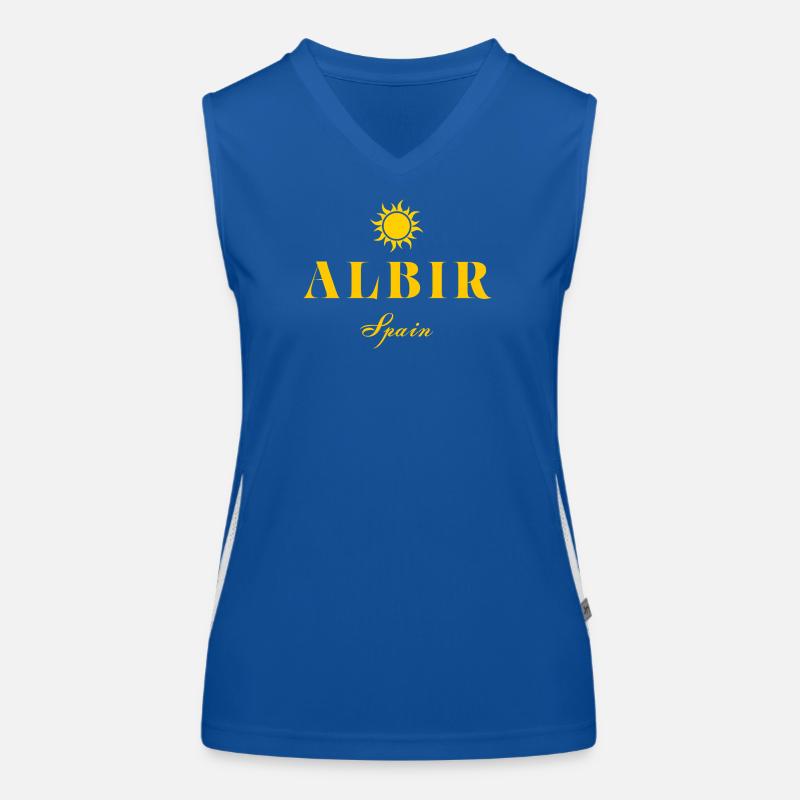 Albir Spanien Suncrest Funktionelles Kontrast-Tank Top für Frauen