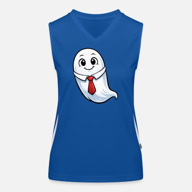 Sprechender Geist im Anzug Funktionelles Kontrast-Tank Top für Frauen