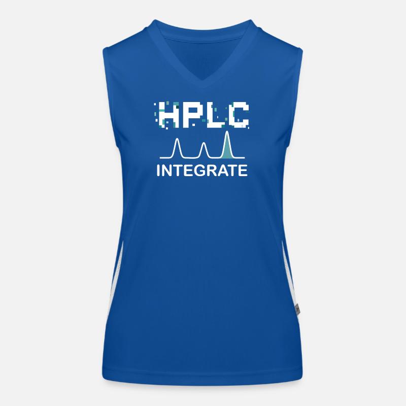 HPLC Integrate Performance Liquid Chromatography Funktionelles Kontrast-Tank Top für Frauen