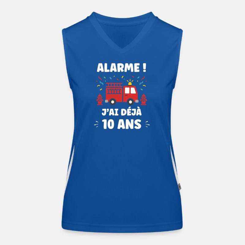 10 ans Débardeur respirant contrasté Femme