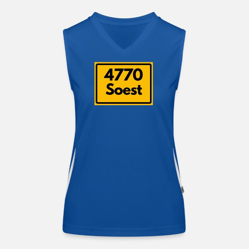 ALTE POSTLEITZAHL PLZ RETRO 4770 SOEST  Funktionelles Kontrast-Tank Top für Frauen