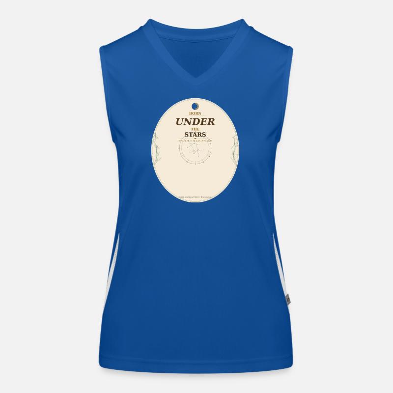 Unter Den Sternen geboren Funktionelles Kontrast-Tank Top für Frauen
