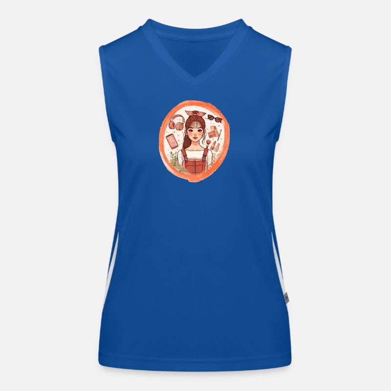 Adolescente et son mode de vie Débardeur respirant contrasté Femme