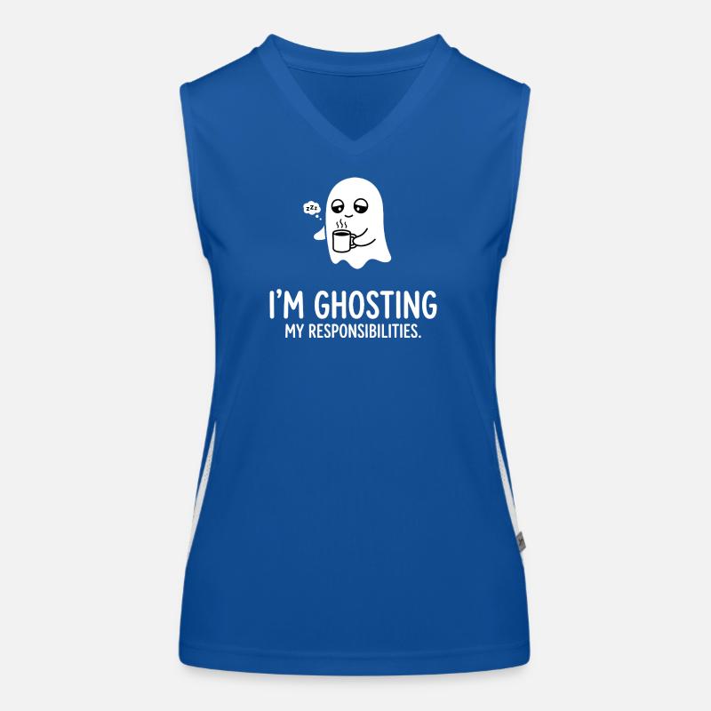 Ghosting My Responsibilities Women's Functional Contrast Tank Top
