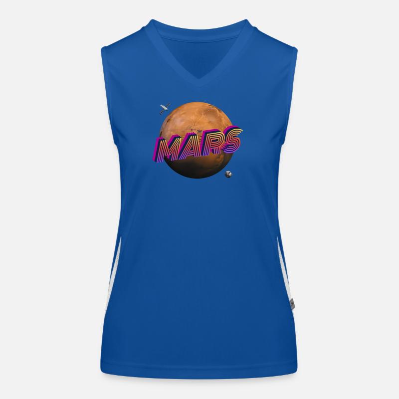 Mars - Outer Space Series Women's Functional Contrast Tank Top