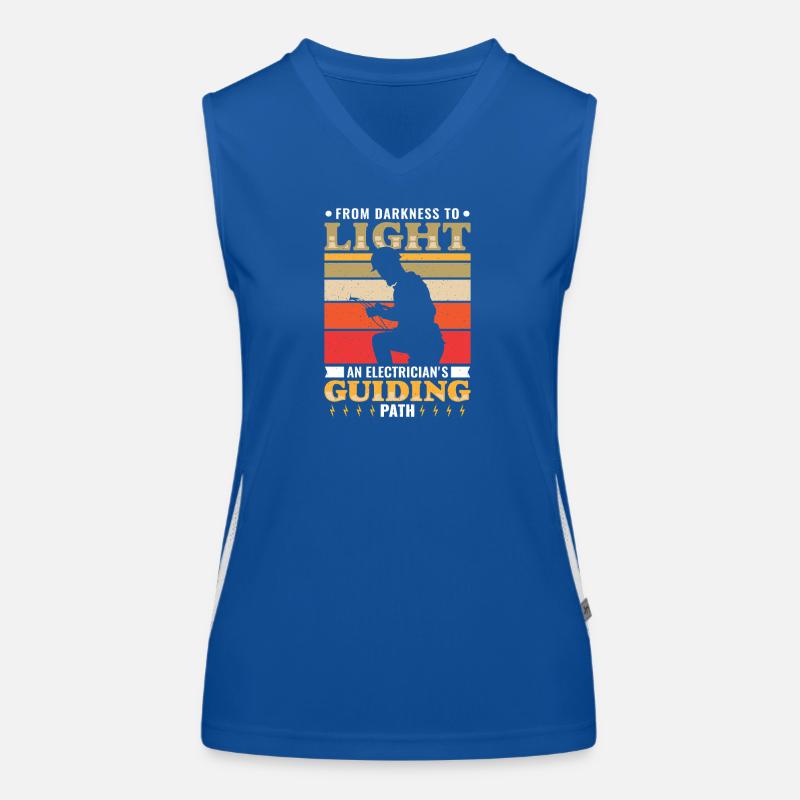 Electrician, Electronics Technician, Electrician Women's Functional Contrast Tank Top