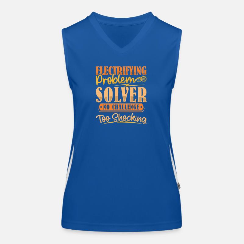 Electrician, Electronics Technician, Electrician Women's Functional Contrast Tank Top