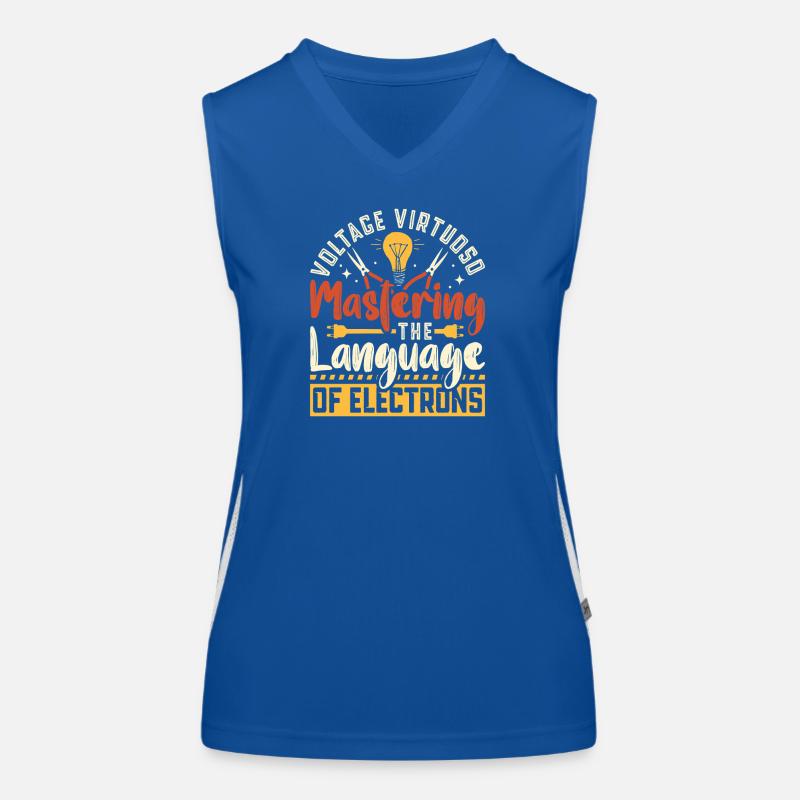 Electrician, Electronics Technician, Electrician Women's Functional Contrast Tank Top