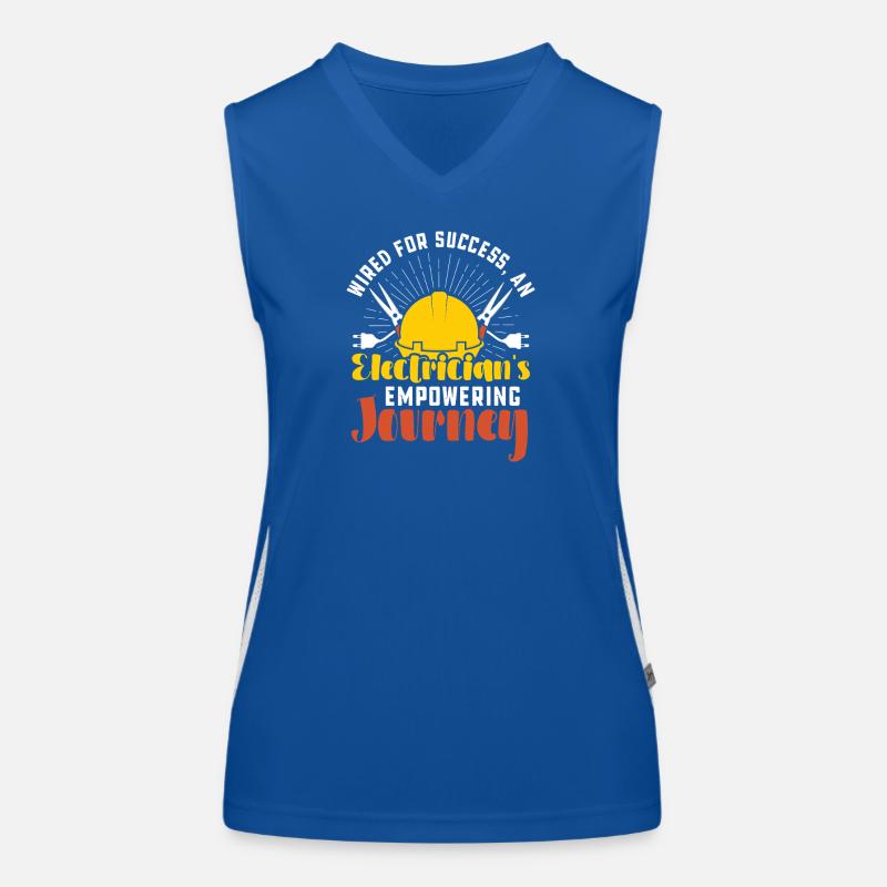 Electrician, Electronics Technician, Electrician Women's Functional Contrast Tank Top