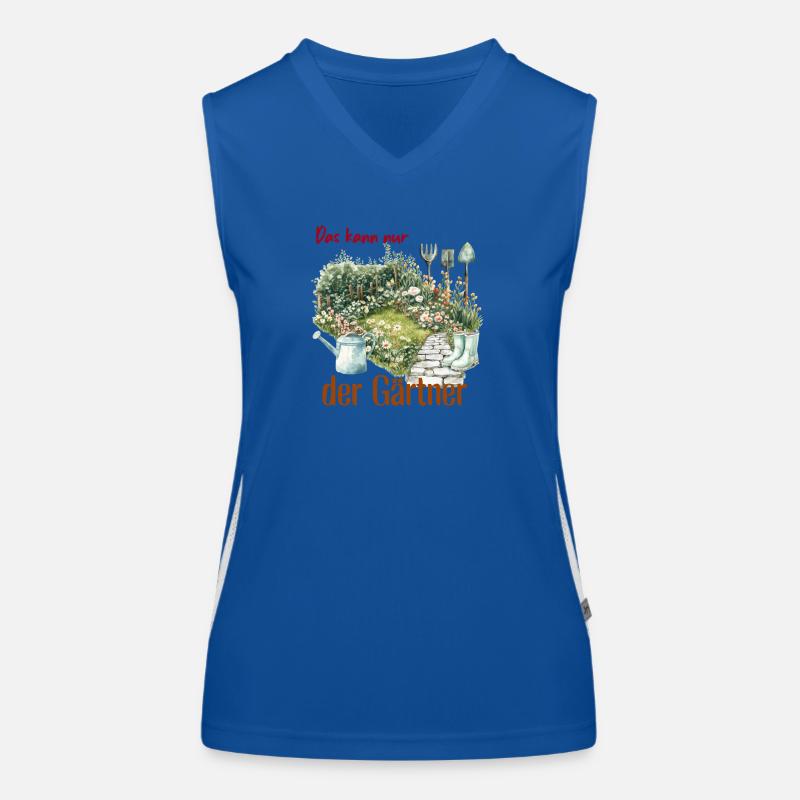Beruf Gärtner - Geschenk Gärtner  Funktionelles Kontrast-Tank Top für Frauen
