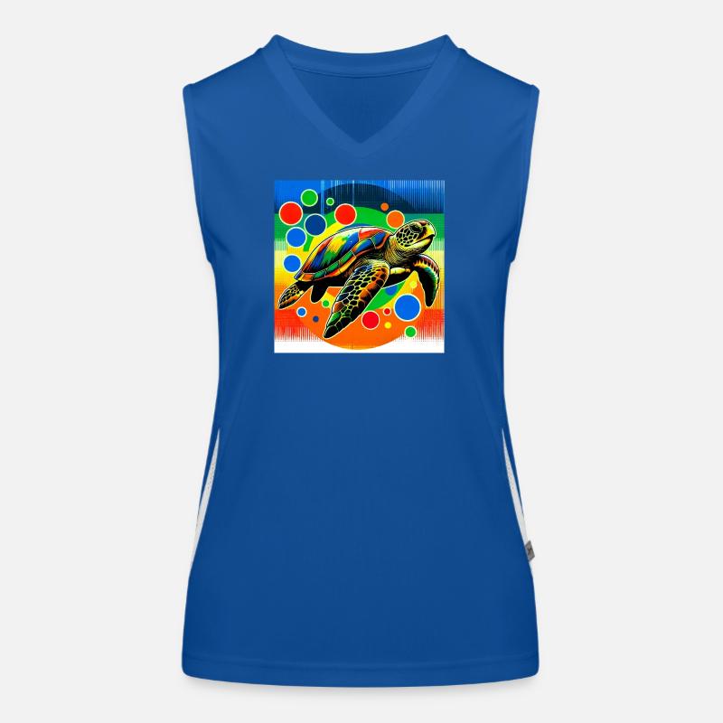 turtle Women's Functional Contrast Tank Top