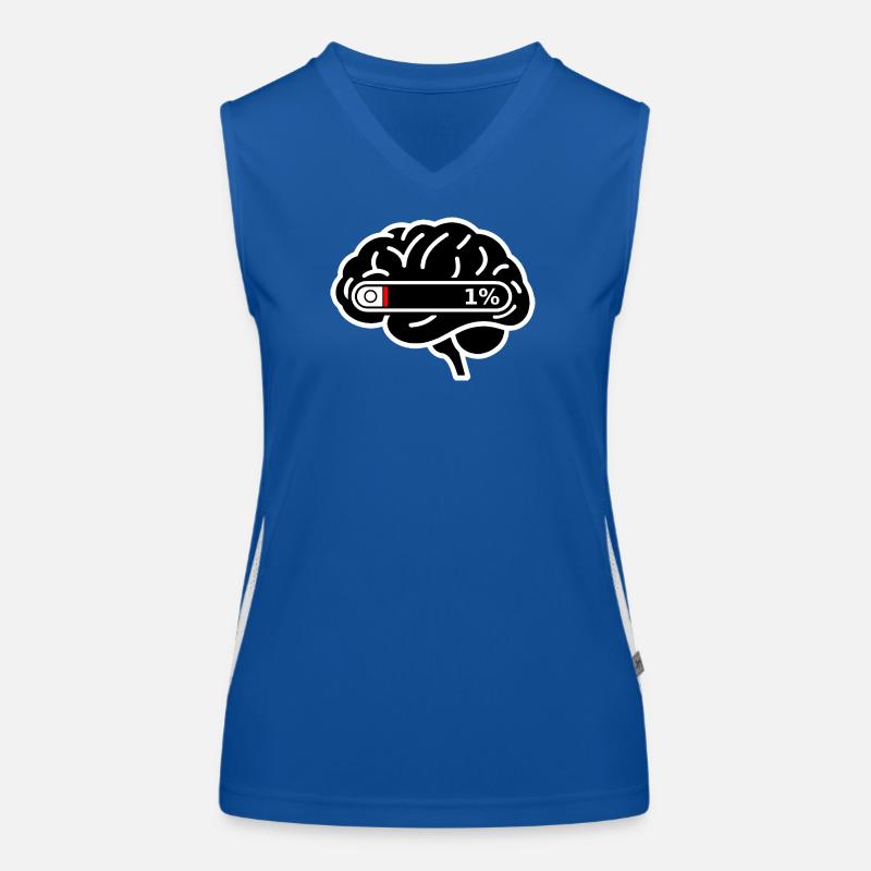 Brain_Loading_1 _Digital_Burnout Women's Functional Contrast Tank Top