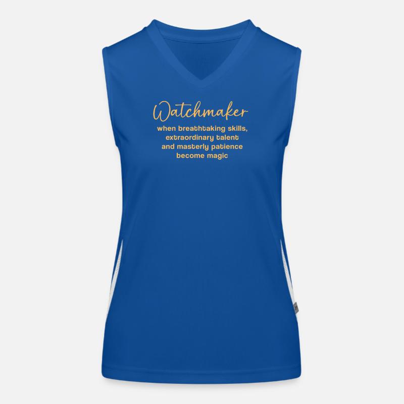 Clockwork Clock Women's Functional Contrast Tank Top